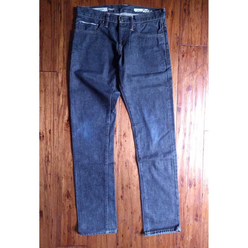Gap‎ 1969 Men's Jeans Size 28 x 33 Skinny Selvedge Ringspun Denim